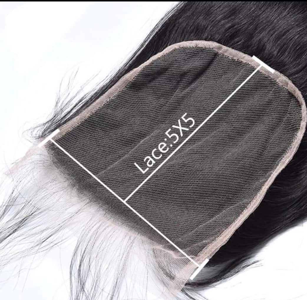 5x5 and 6x6 Lace Closures